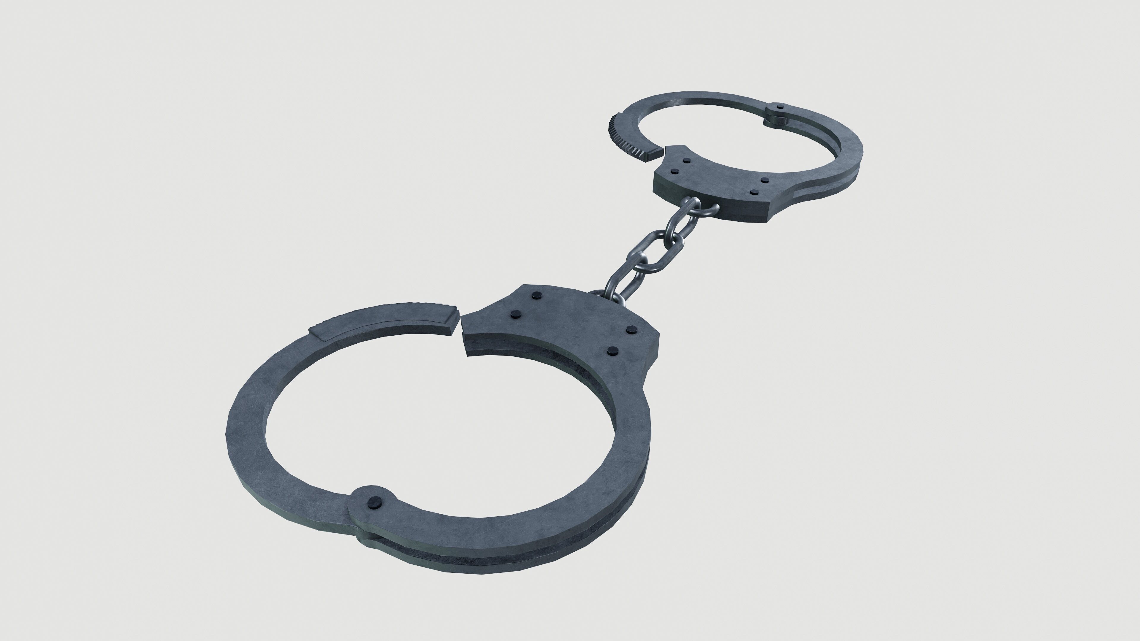 Hand cuffs 3D model_4