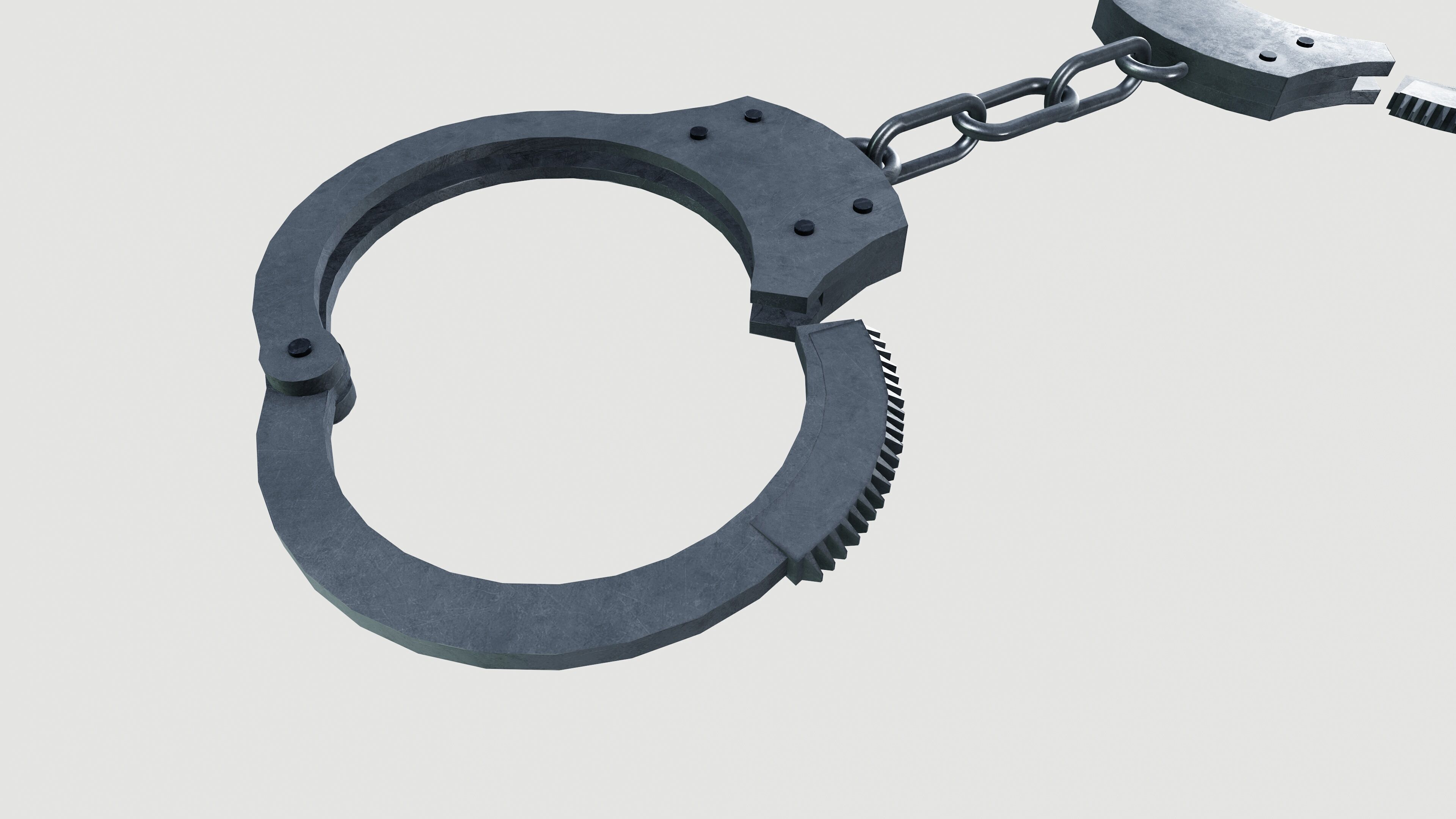 Hand cuffs 3D model_9