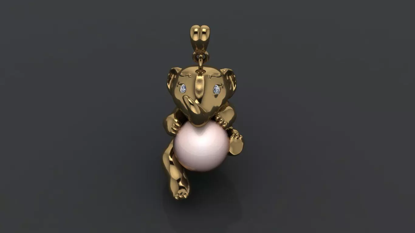 Pearl Elephant 3D print model