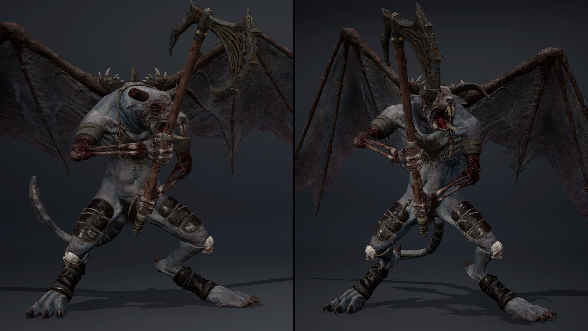 Dreadfang Damaged Low-poly 3D model_14
