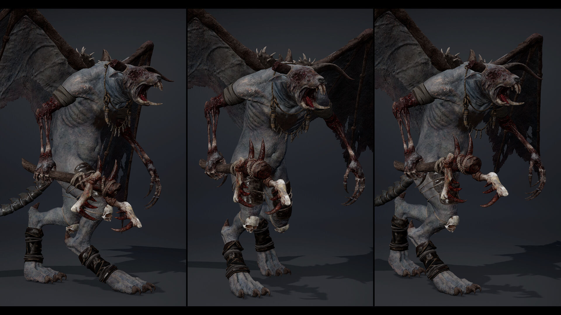 Dreadfang Damaged Low-poly 3D model_15