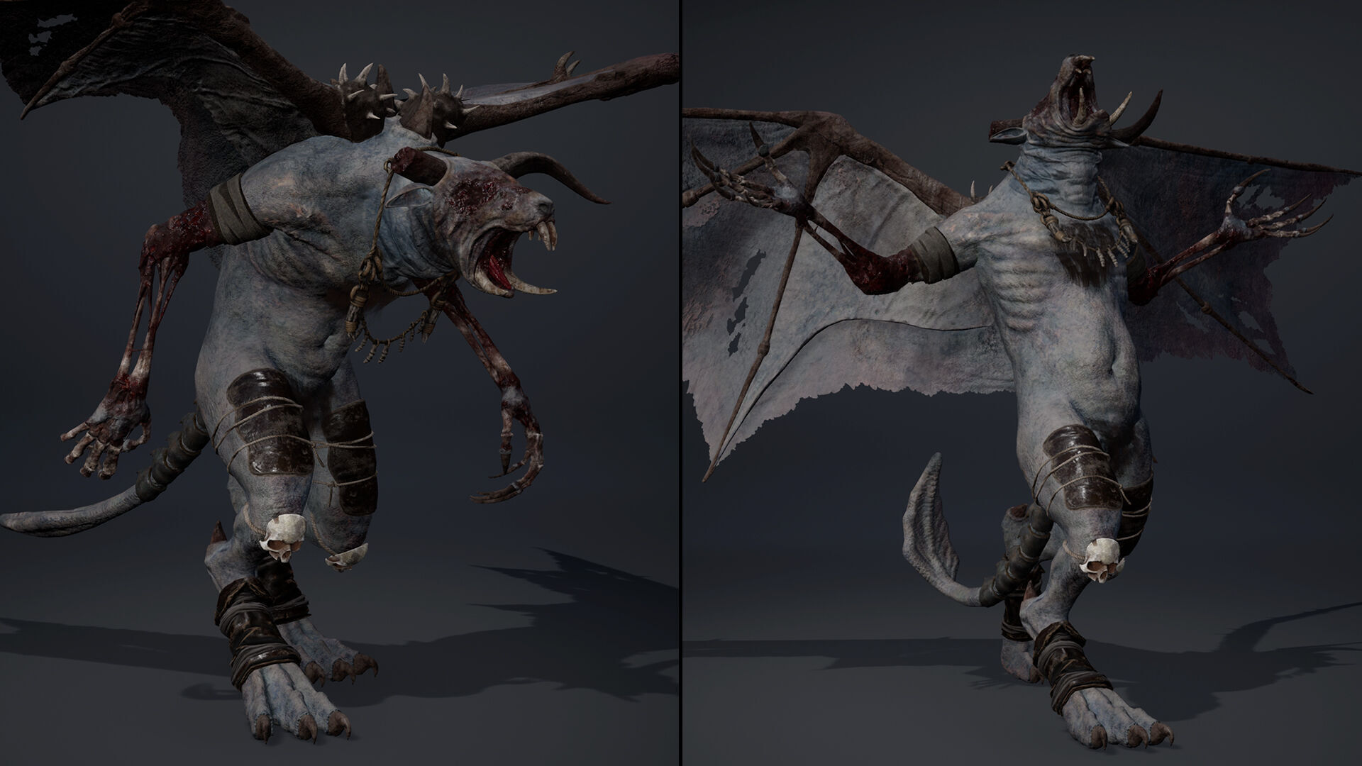 Dreadfang Damaged Low-poly 3D model_19