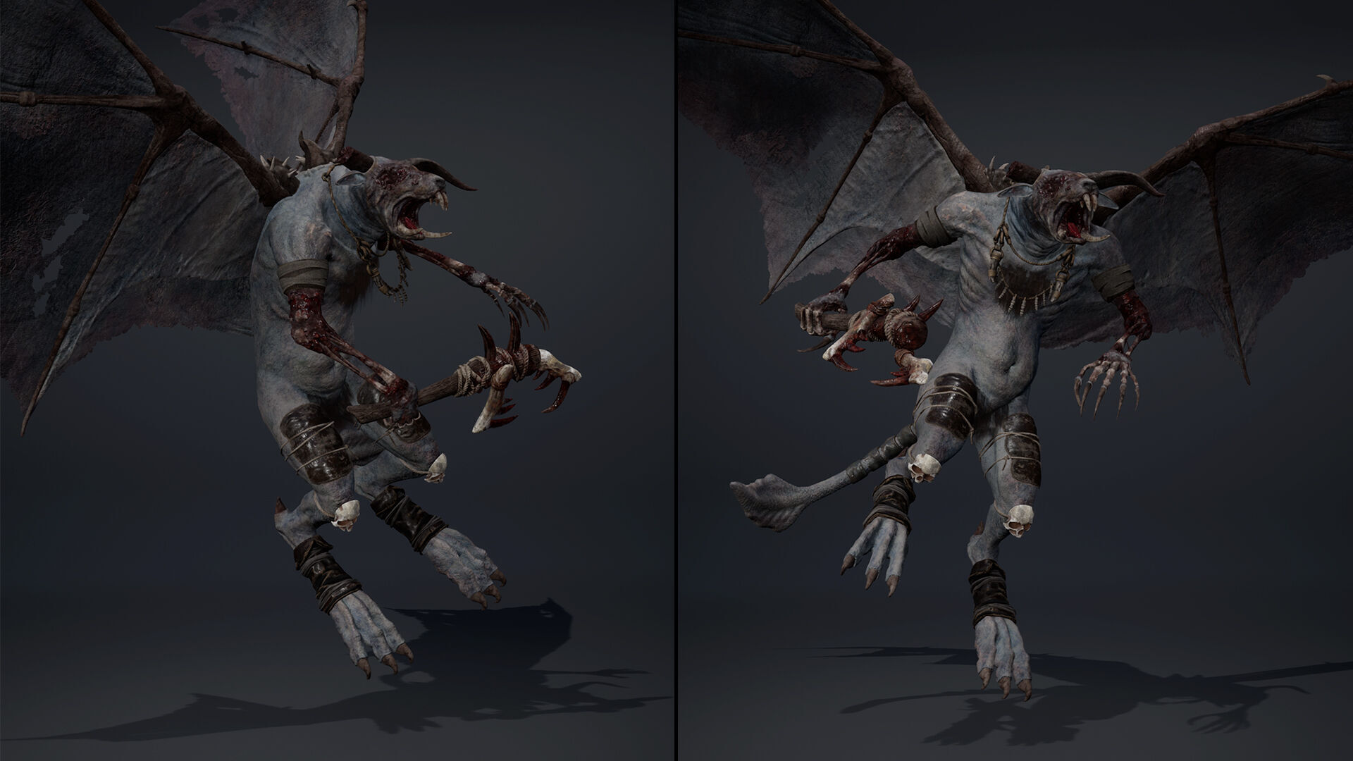 Dreadfang Damaged Low-poly 3D model_5