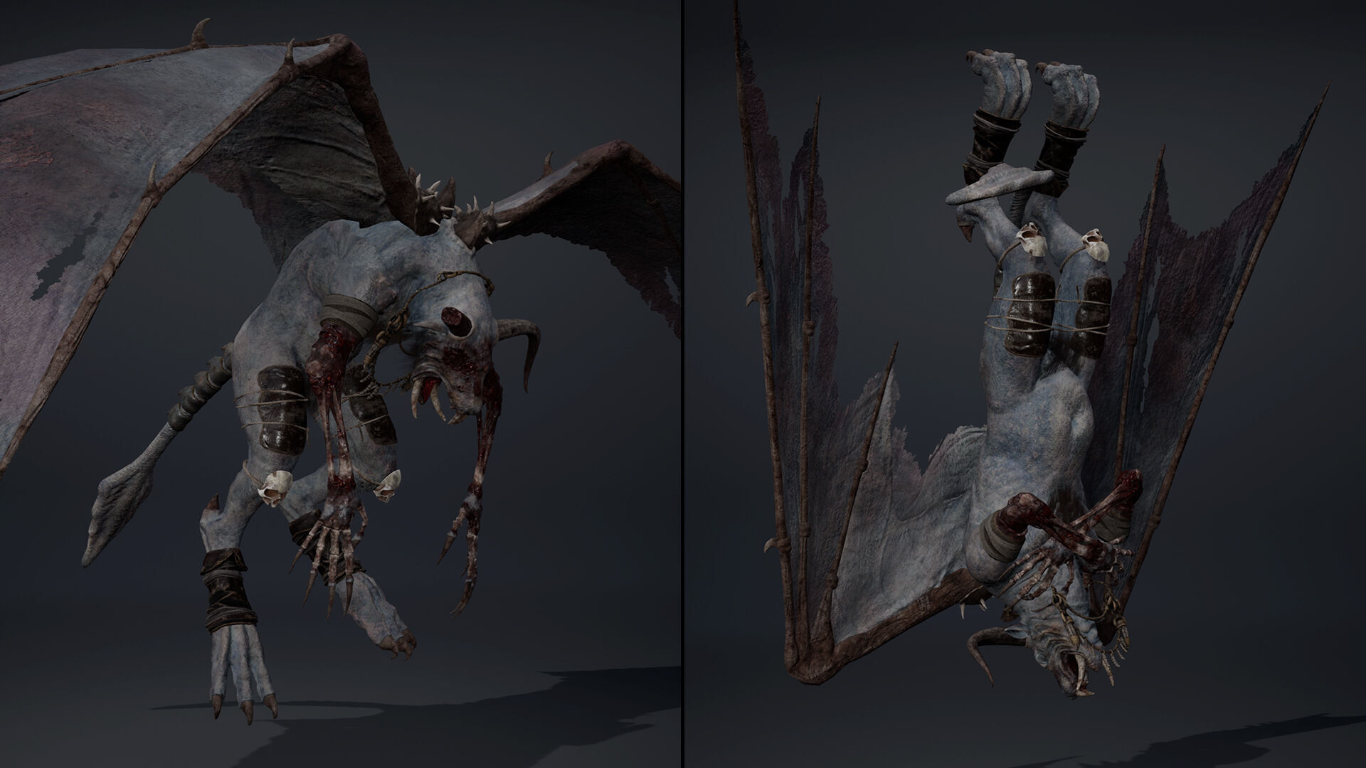 Dreadfang Damaged Low-poly 3D model_9