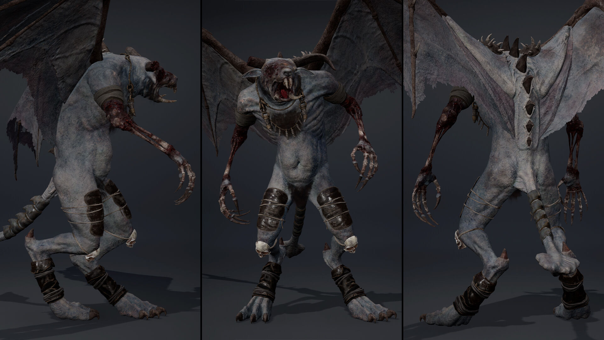 Dreadfang Damaged Low-poly 3D model_17