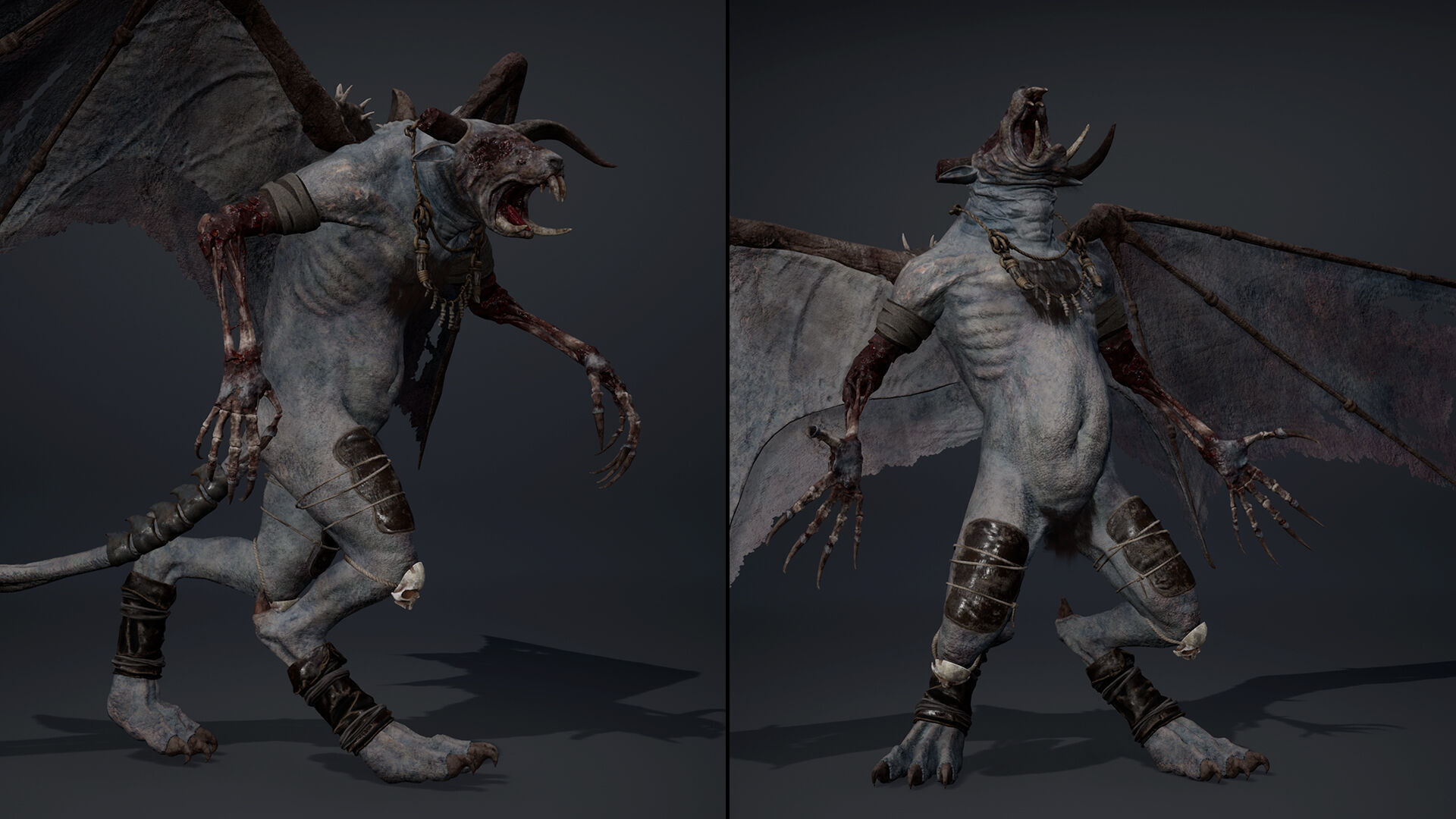 Dreadfang Damaged Low-poly 3D model_21