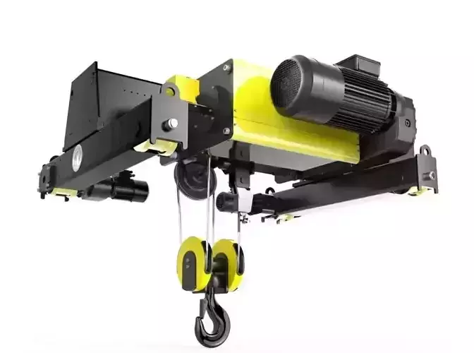 Heavy Duty 20 Ton Trolley Frame Crane with Electric Winch