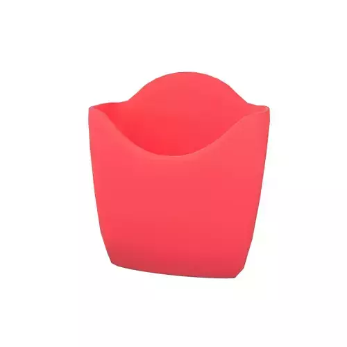 French Fries Packaging v1 001 Low-poly 3D model