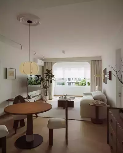 modern living room interior scenes 50