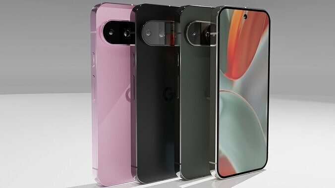 Pixel 9 Pro 3D model