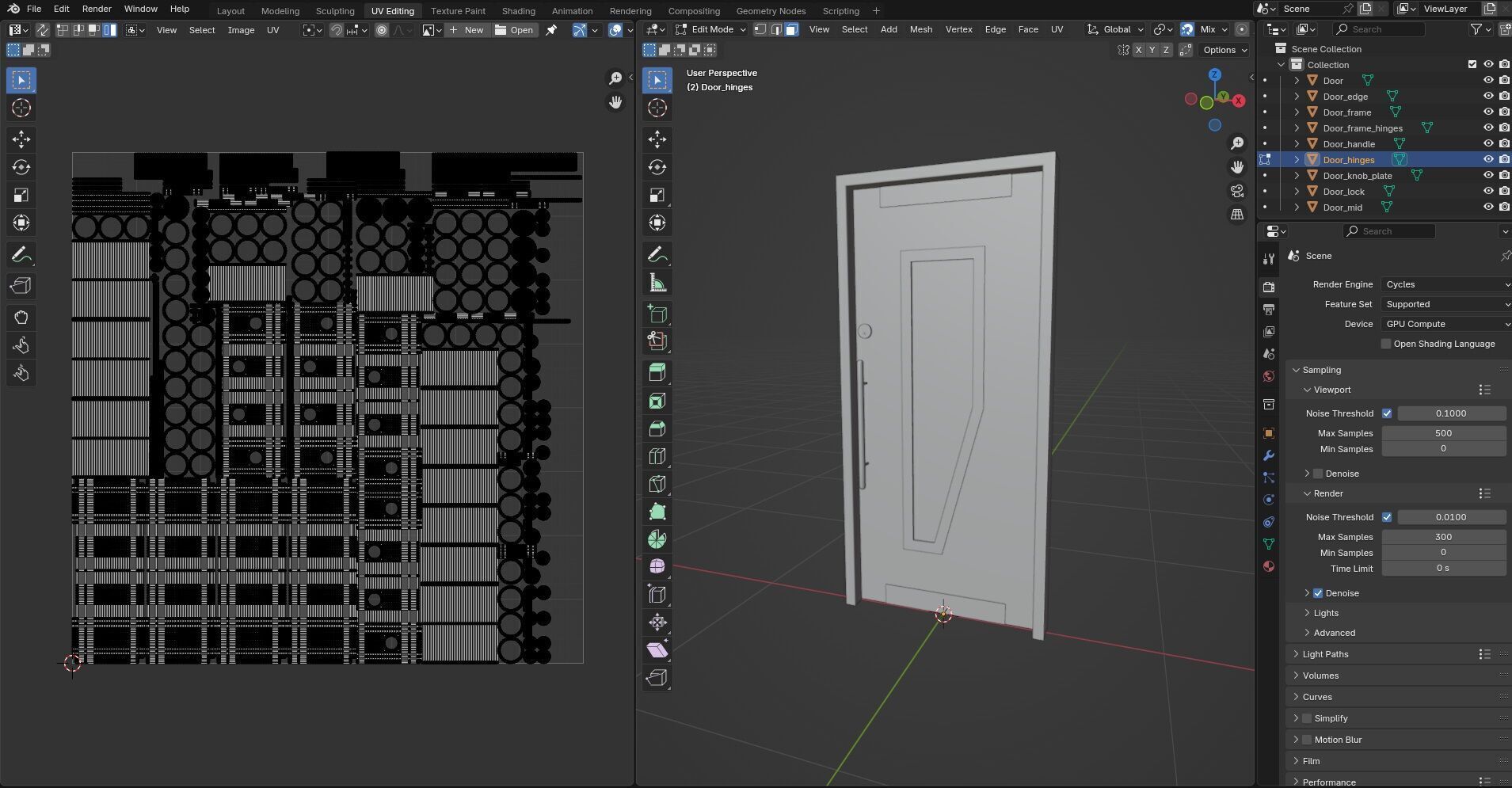 Door Design CG53 3D model_15