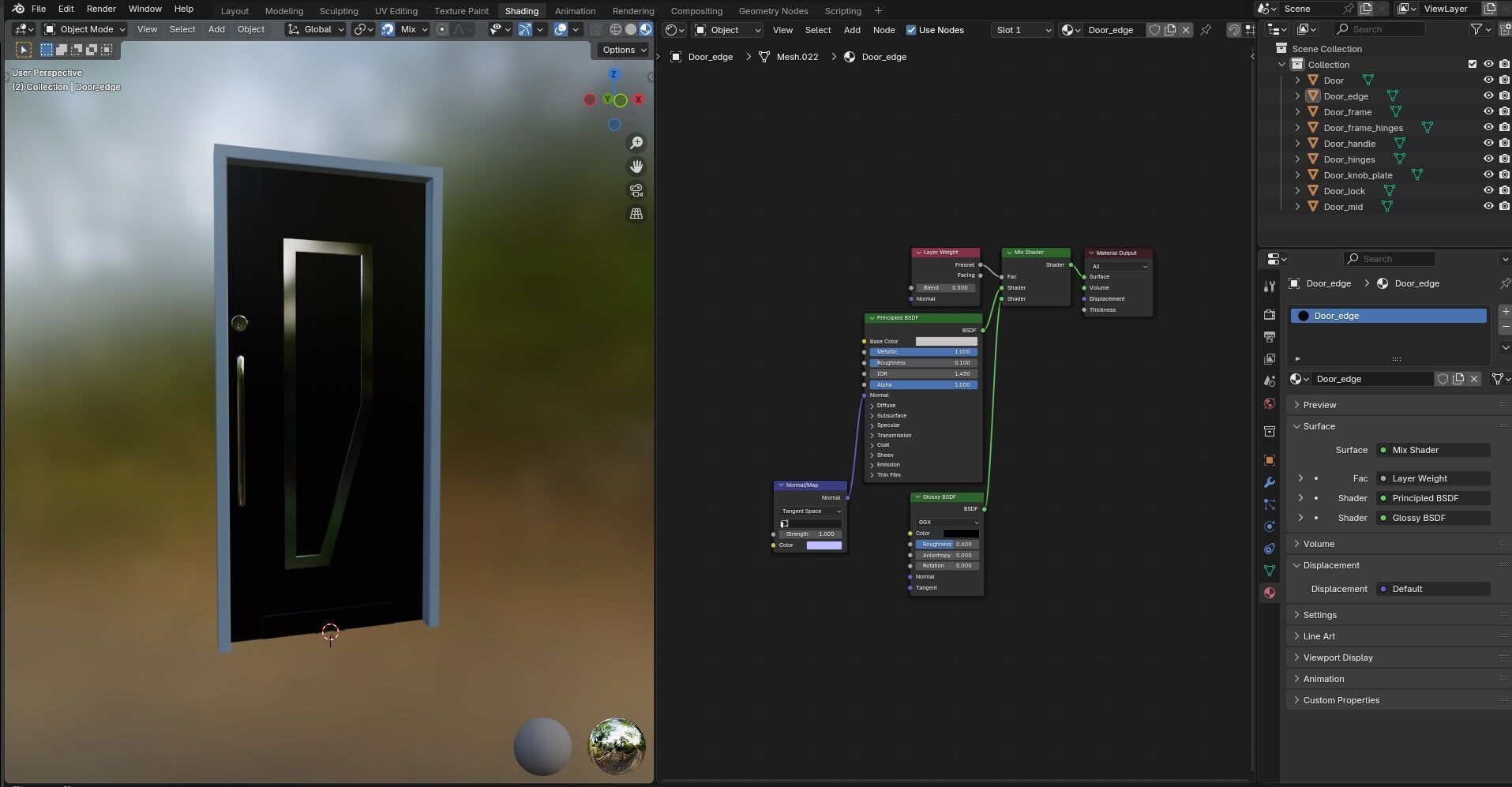 Door Design CG53 3D model_17