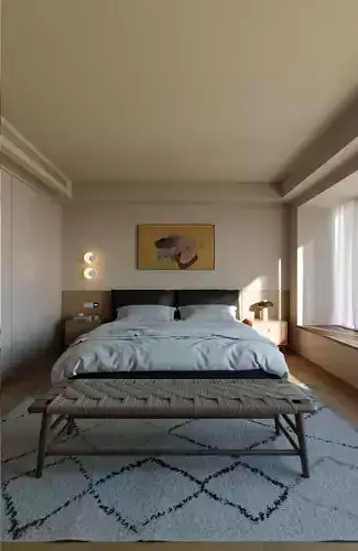 Bedroom interior scenes