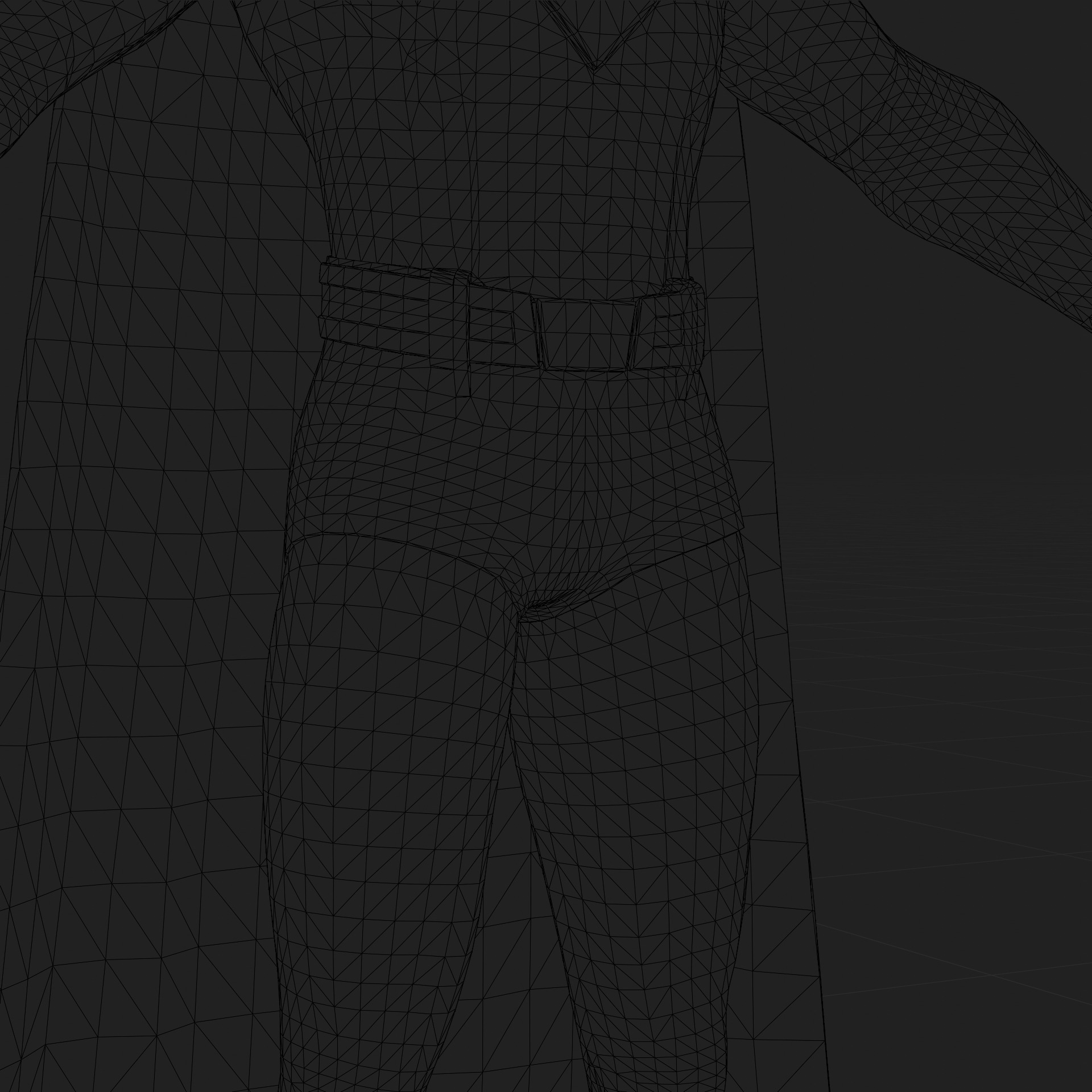 Superman 3D Model Corenswet Fortnite Rigged PBR Blender FBX Low-poly 3D model_16