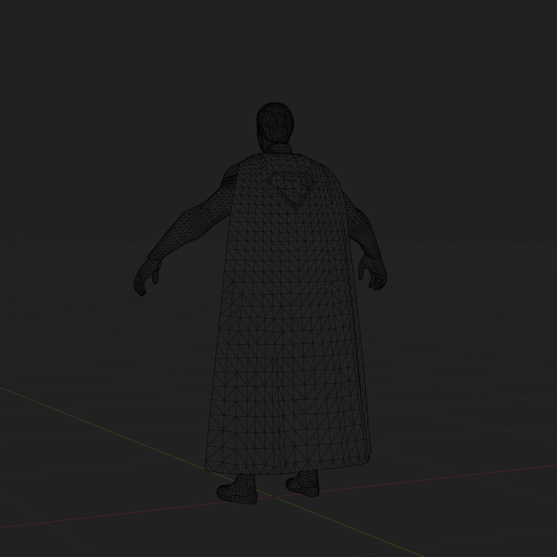 Superman 3D Model Corenswet Fortnite Rigged PBR Blender FBX Low-poly 3D model_13