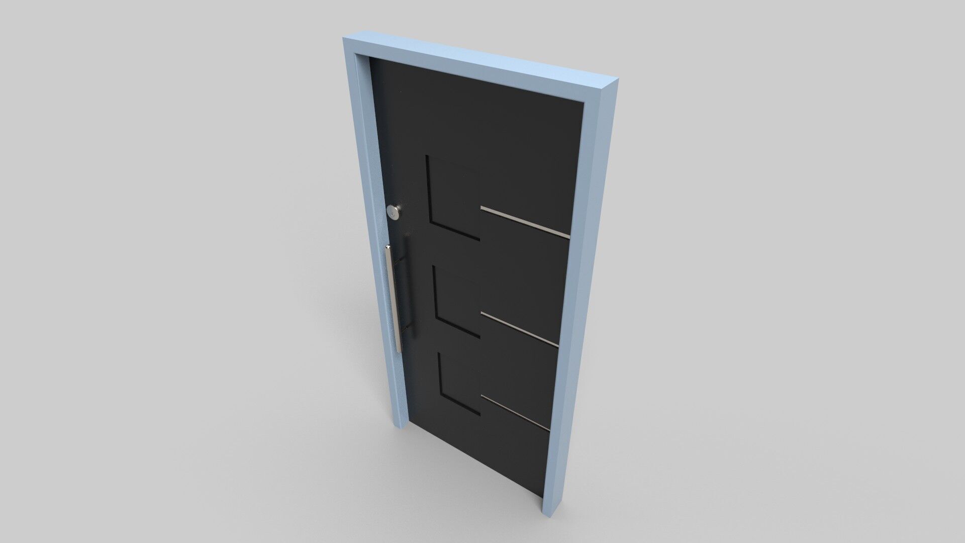 Door Design CG54 3D model_1