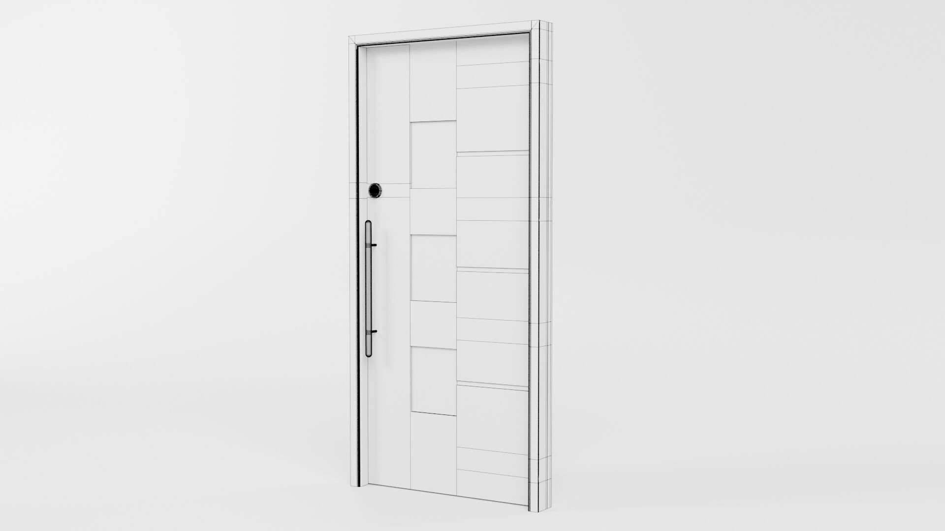 Door Design CG54 3D model_5