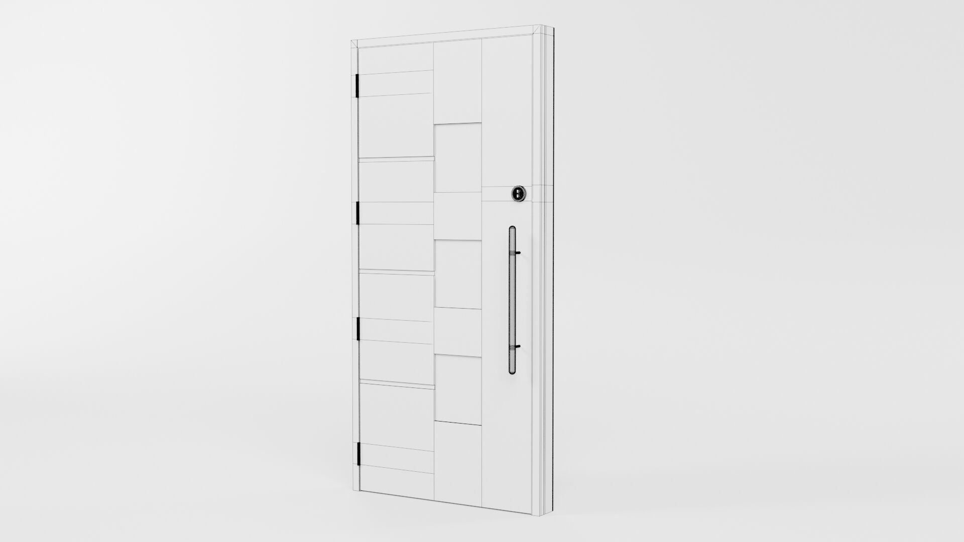 Door Design CG54 3D model_6