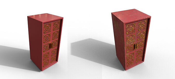 Pack 2 Modern Furniture 3D Model Low-poly 3D model