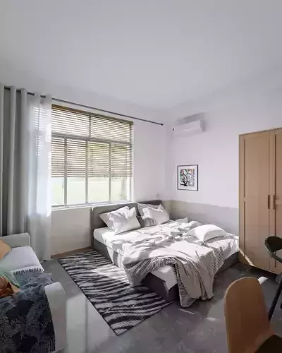 Bedroom interior scenes