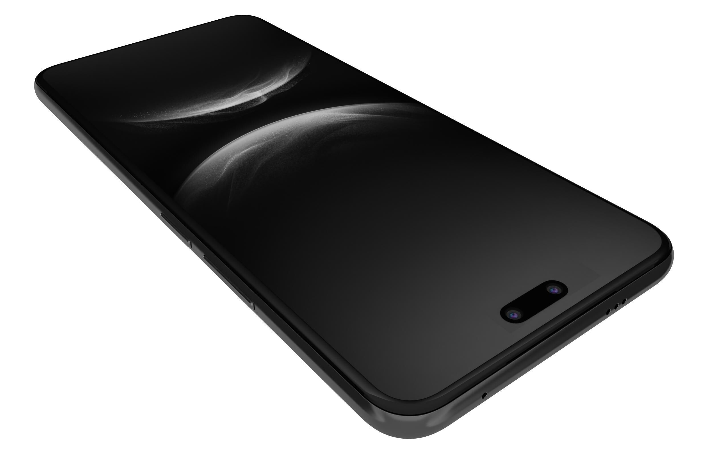 Huawei nova 14 Pro Feather Sand Black 3D model_13
