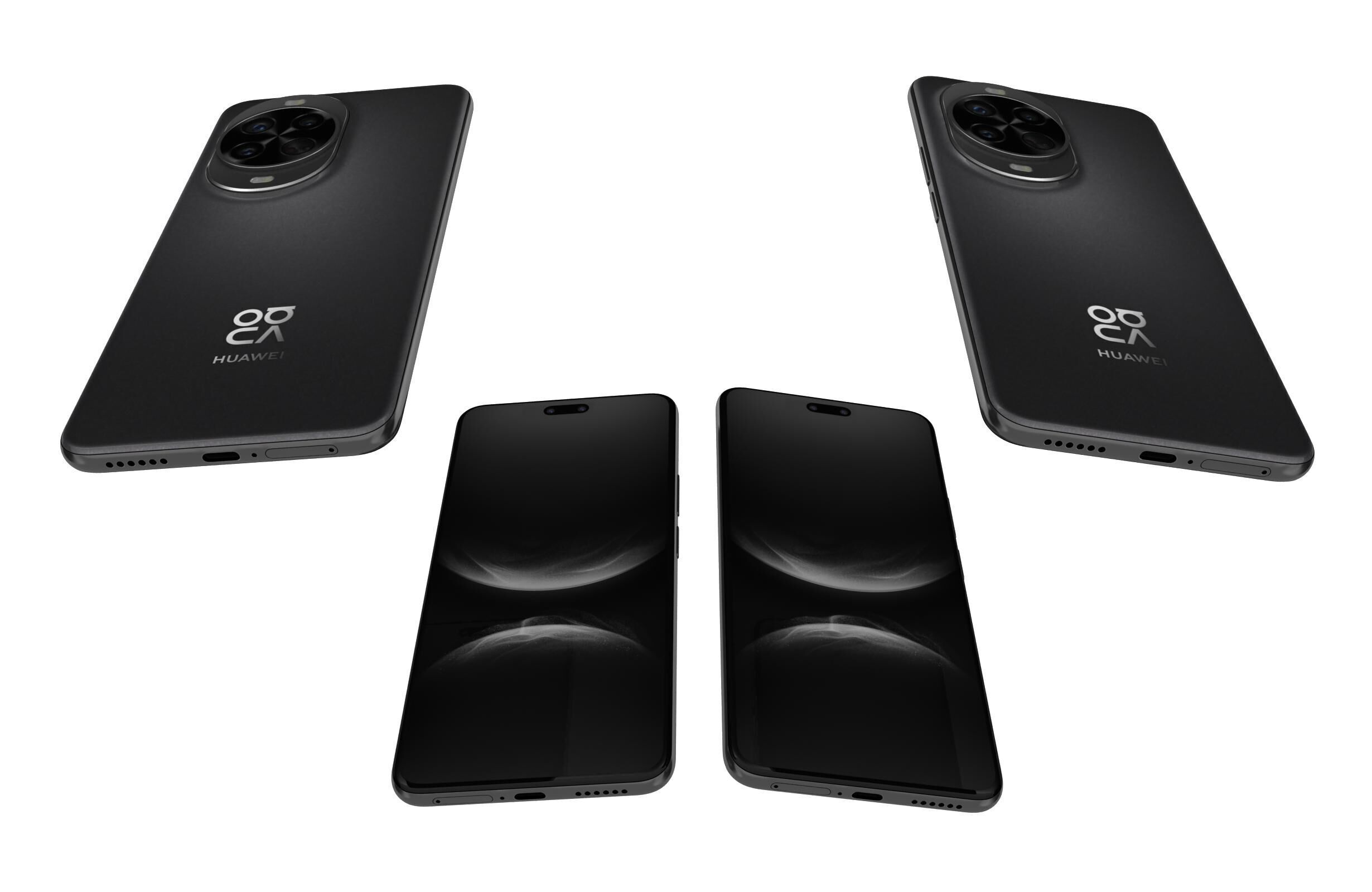 Huawei nova 14 Pro Feather Sand Black 3D model_6