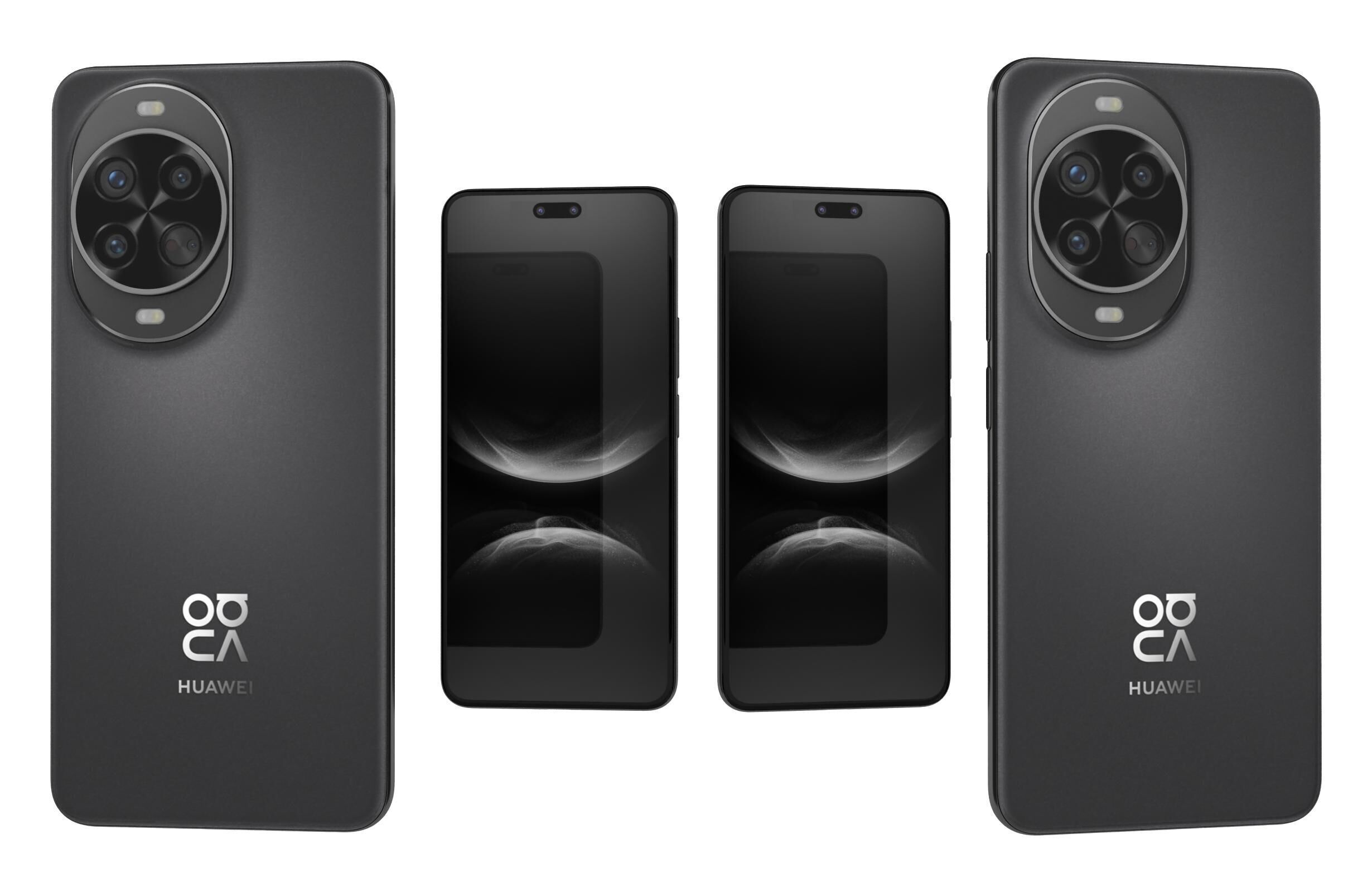 Huawei nova 14 Pro Feather Sand Black 3D model_3