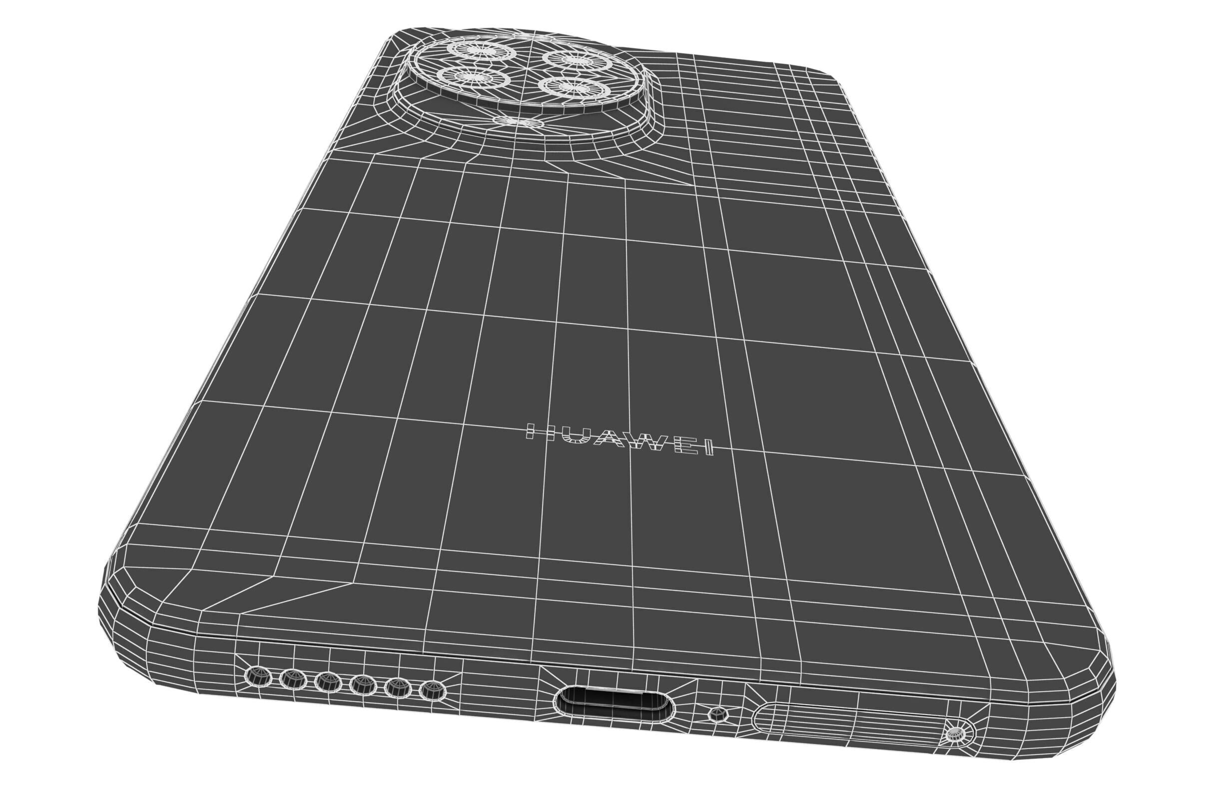 Huawei nova 14 Pro Feather Sand Black 3D model_20