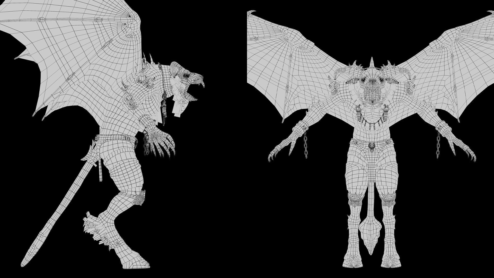 Dreadfang Spicky Brutal Low-poly 3D model_21