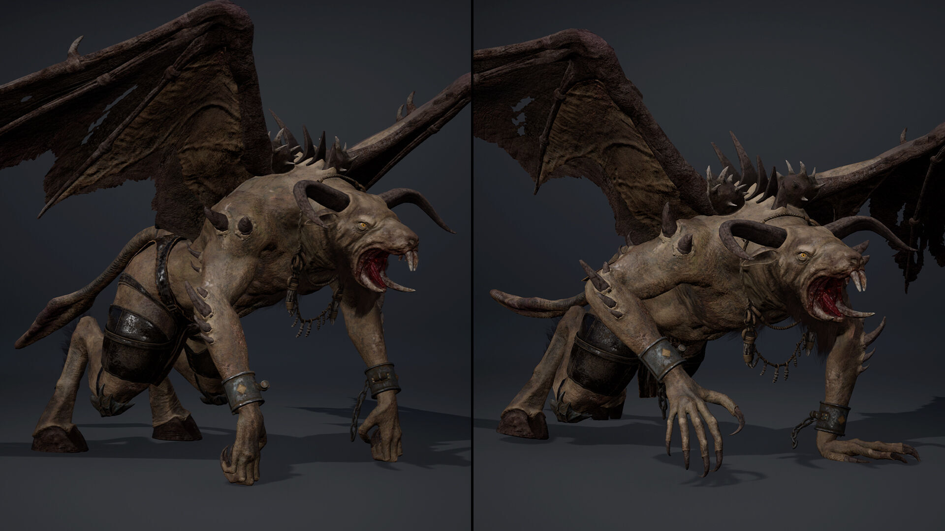 Dreadfang Spicky Brutal Low-poly 3D model_11