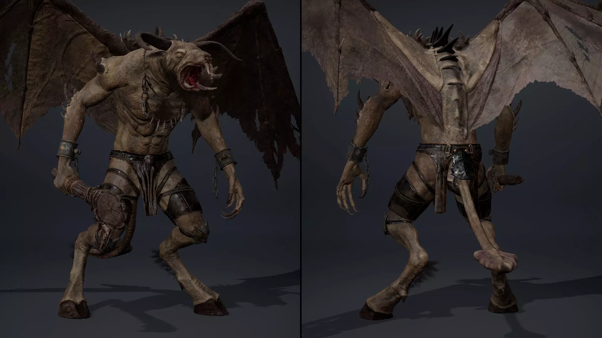 Dreadfang Spicky Brutal Low-poly 3D model_0