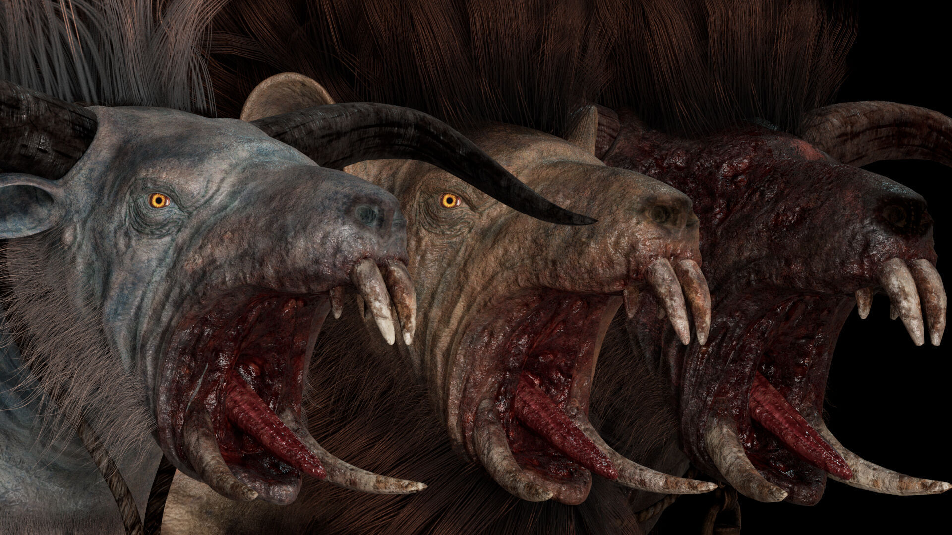 Dreadfang Spicky Brutal Low-poly 3D model_4