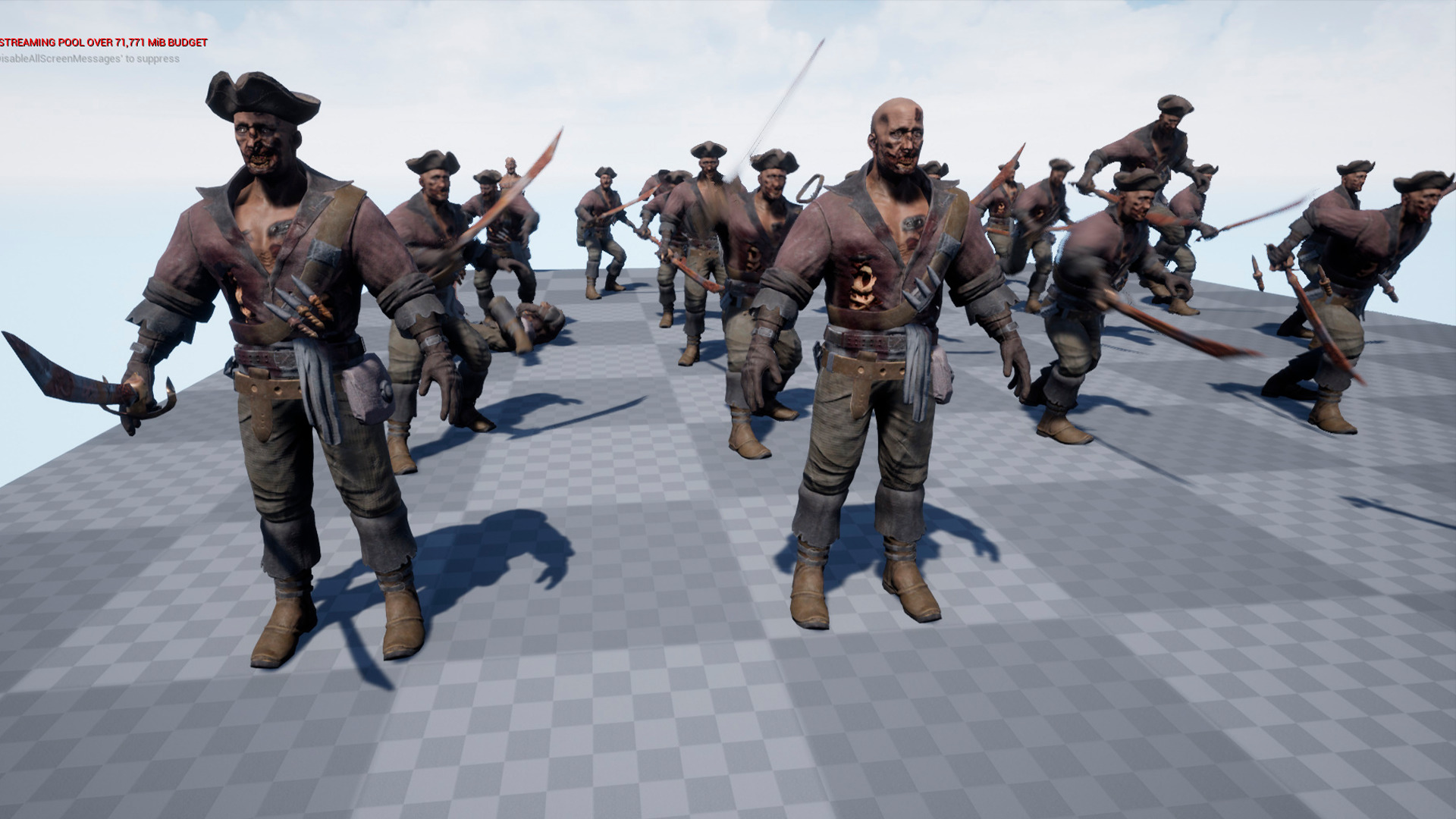 PIRATE UNDEAD 5 Low-poly 3D model_18