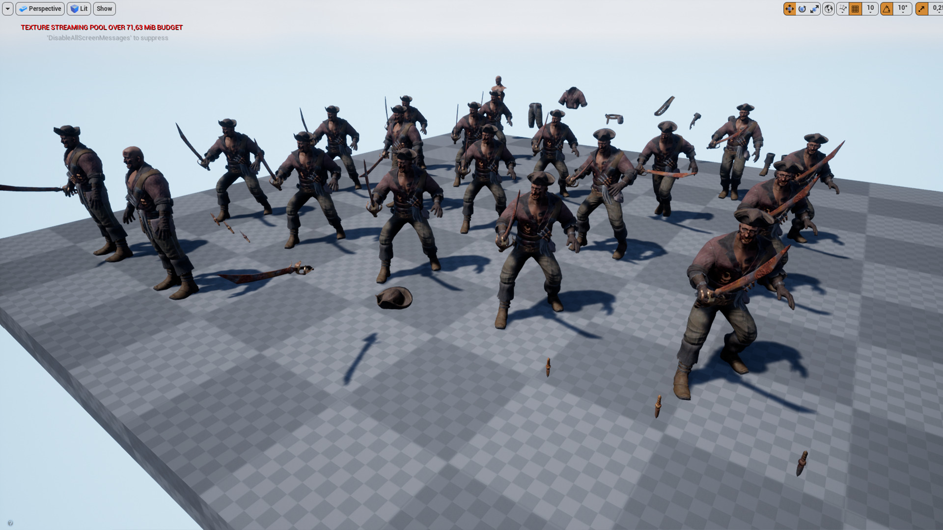 PIRATE UNDEAD 5 Low-poly 3D model_15