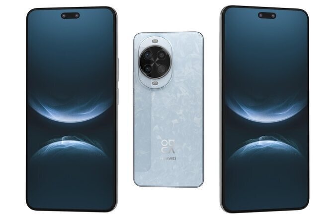 Huawei nova 14 Pro Ice Crystal Blue 3D model