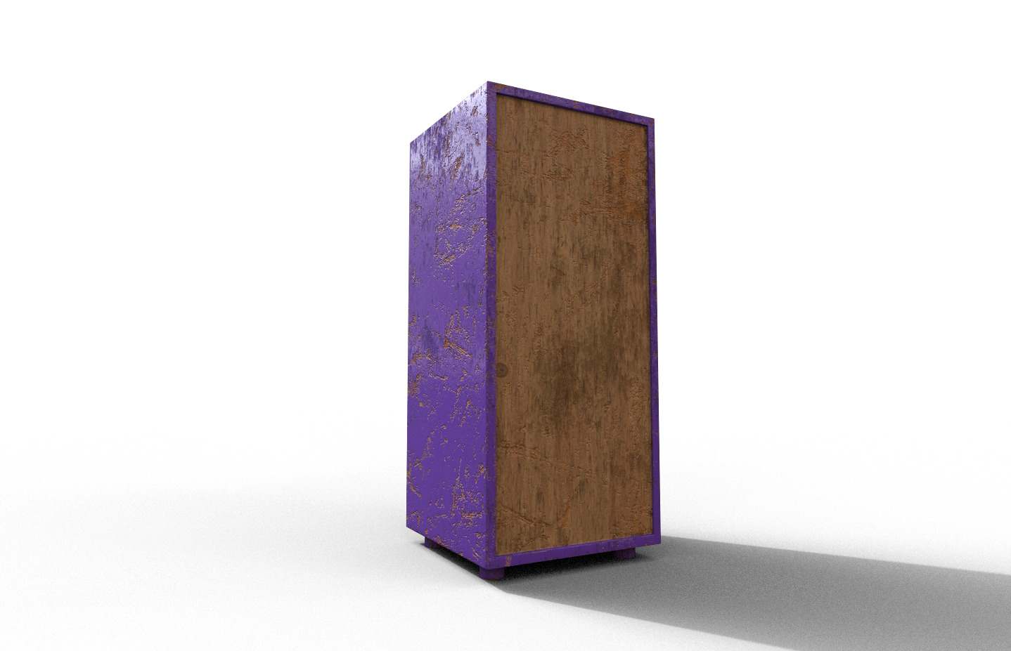 Old Modern Furniture 3D Model Terror Low-poly 3D model_3