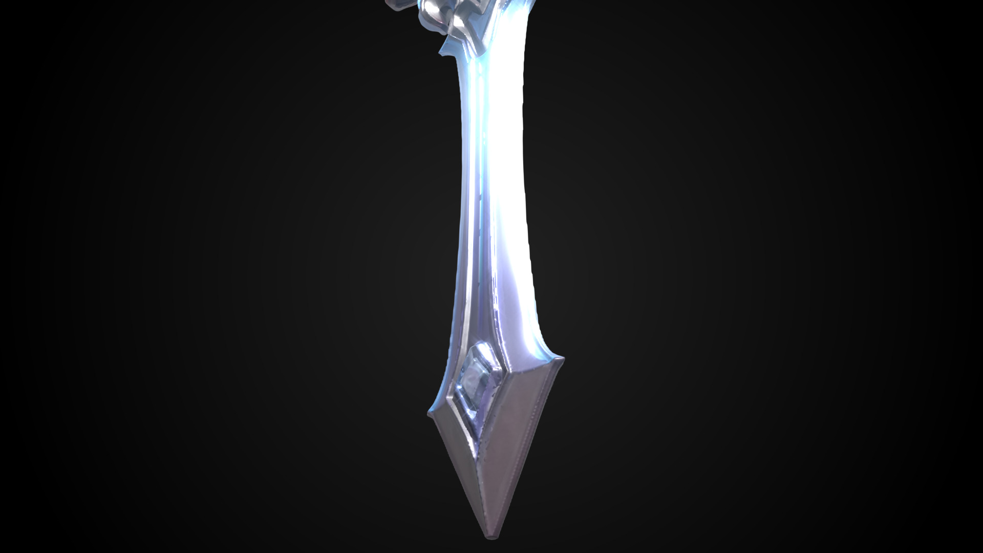 Stylized Sword - Dragonsoul Edge Emberfang - Game Ready 3D model_10