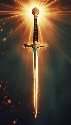Radiant Blade 3D print model