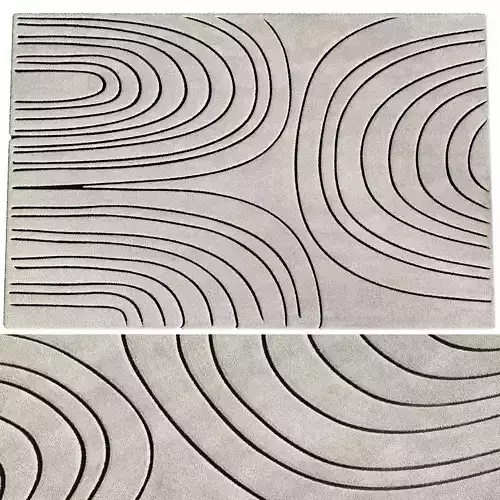 Modern Minimalist Living Room Rug 21