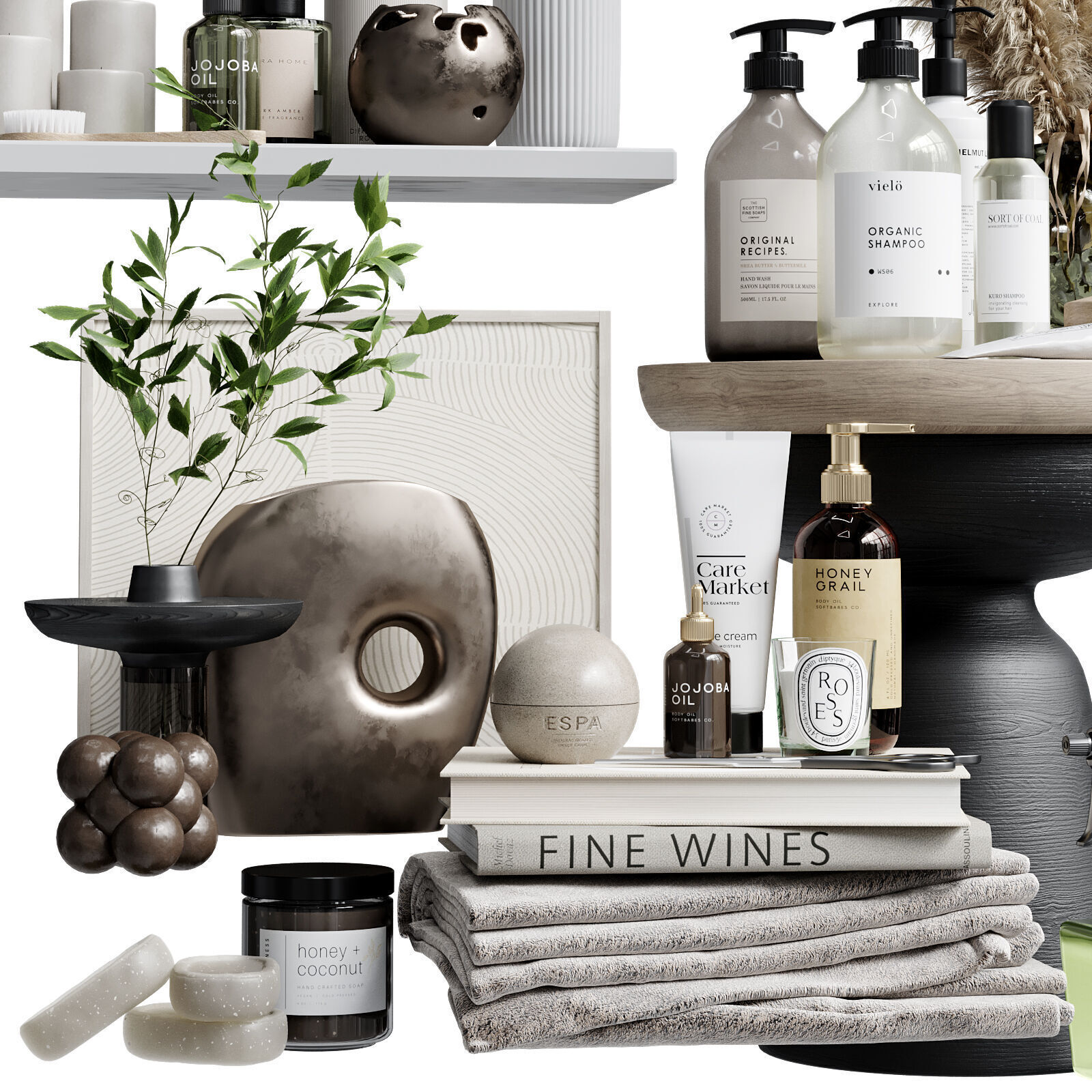 Bathroom Accessories 67 3D model_3