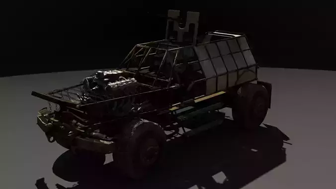 Sci fi vehicle 2 3D model
