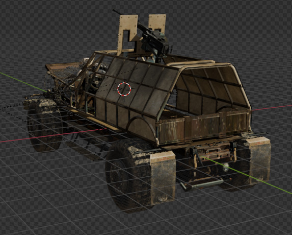 Sci fi vehicle 2 3D model_3