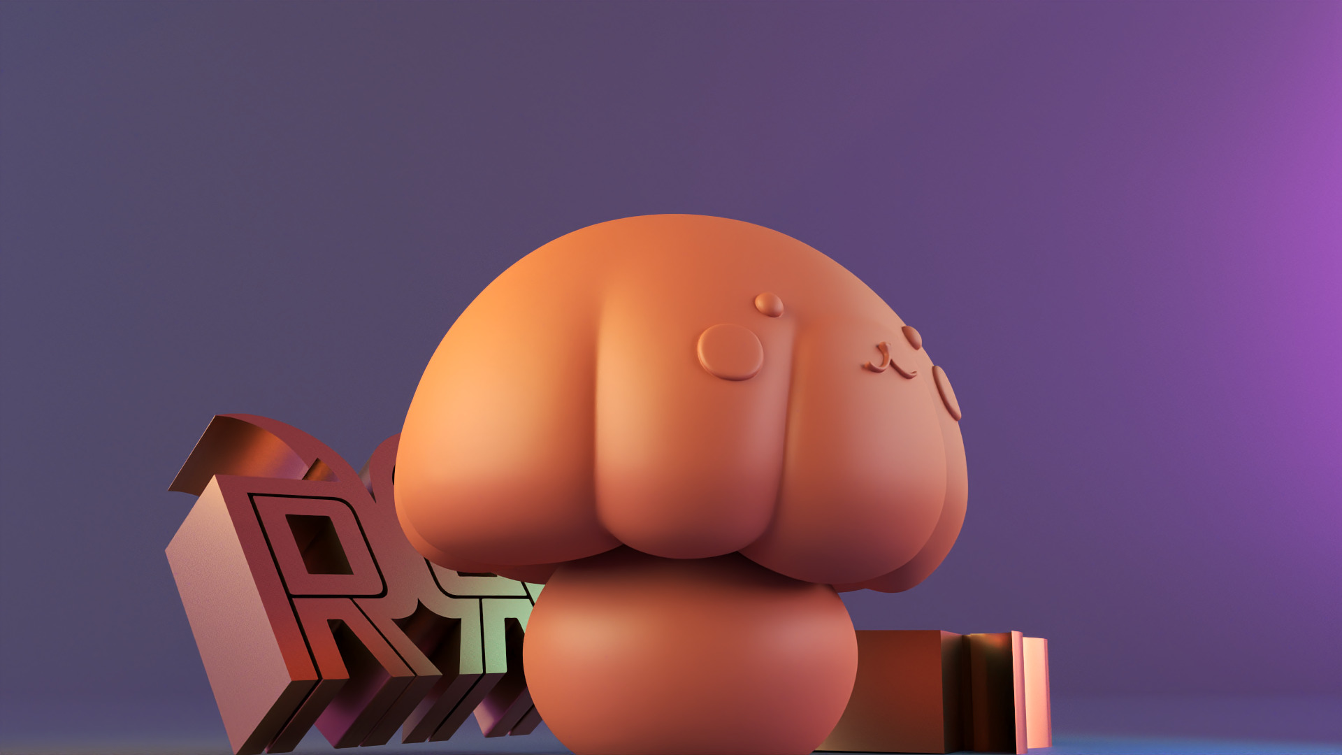 Cute Mushroom Candle Mold 3D print model_9