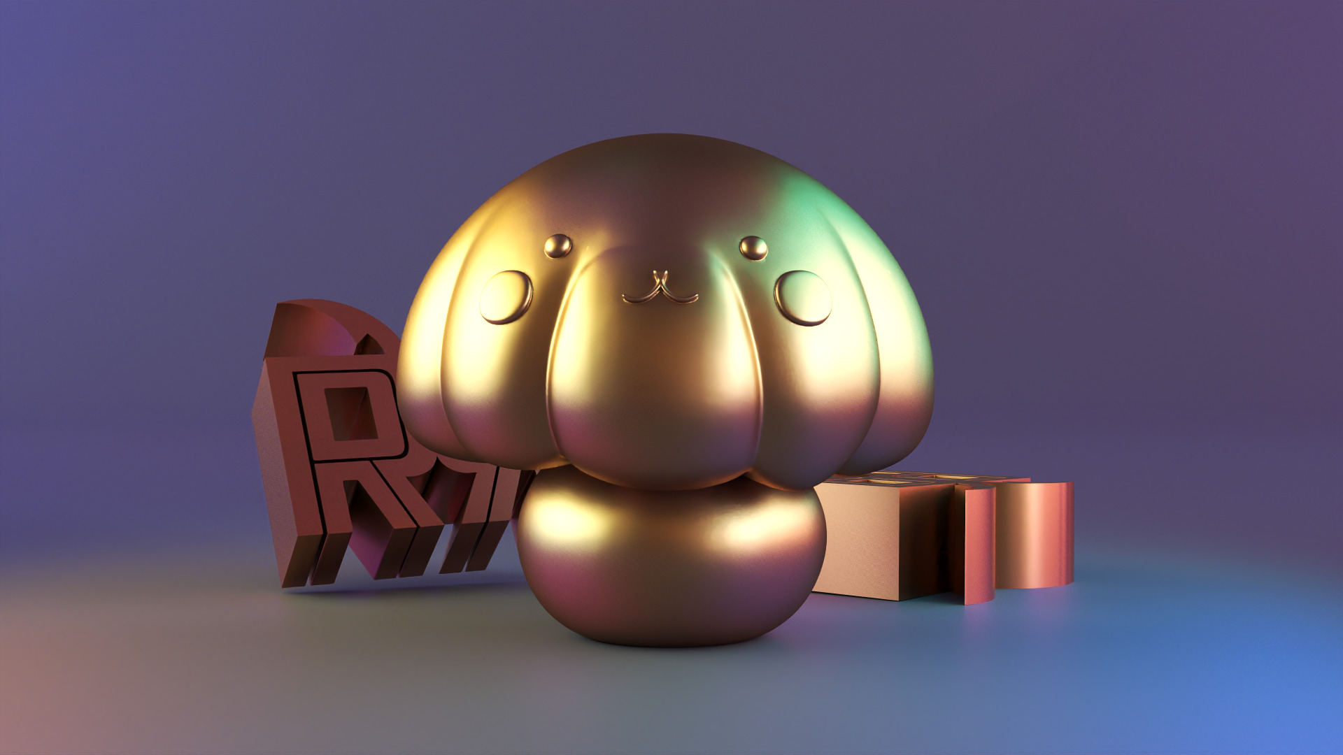 Cute Mushroom Candle Mold 3D print model_3