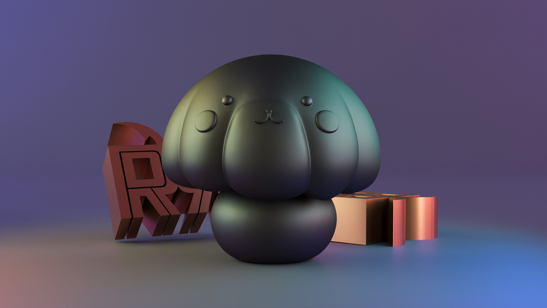 Cute Mushroom Candle Mold 3D print model_4