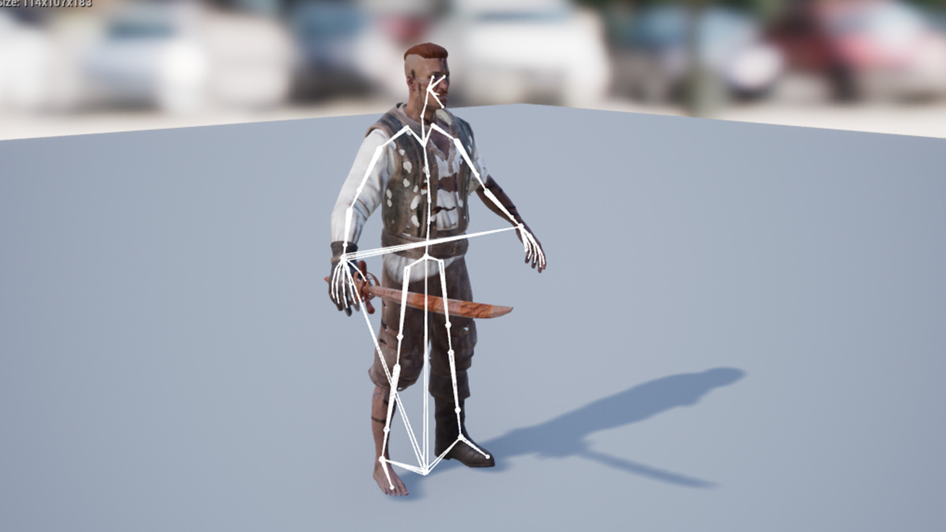 PIRATE UNDEAD 6 Low-poly 3D model_15