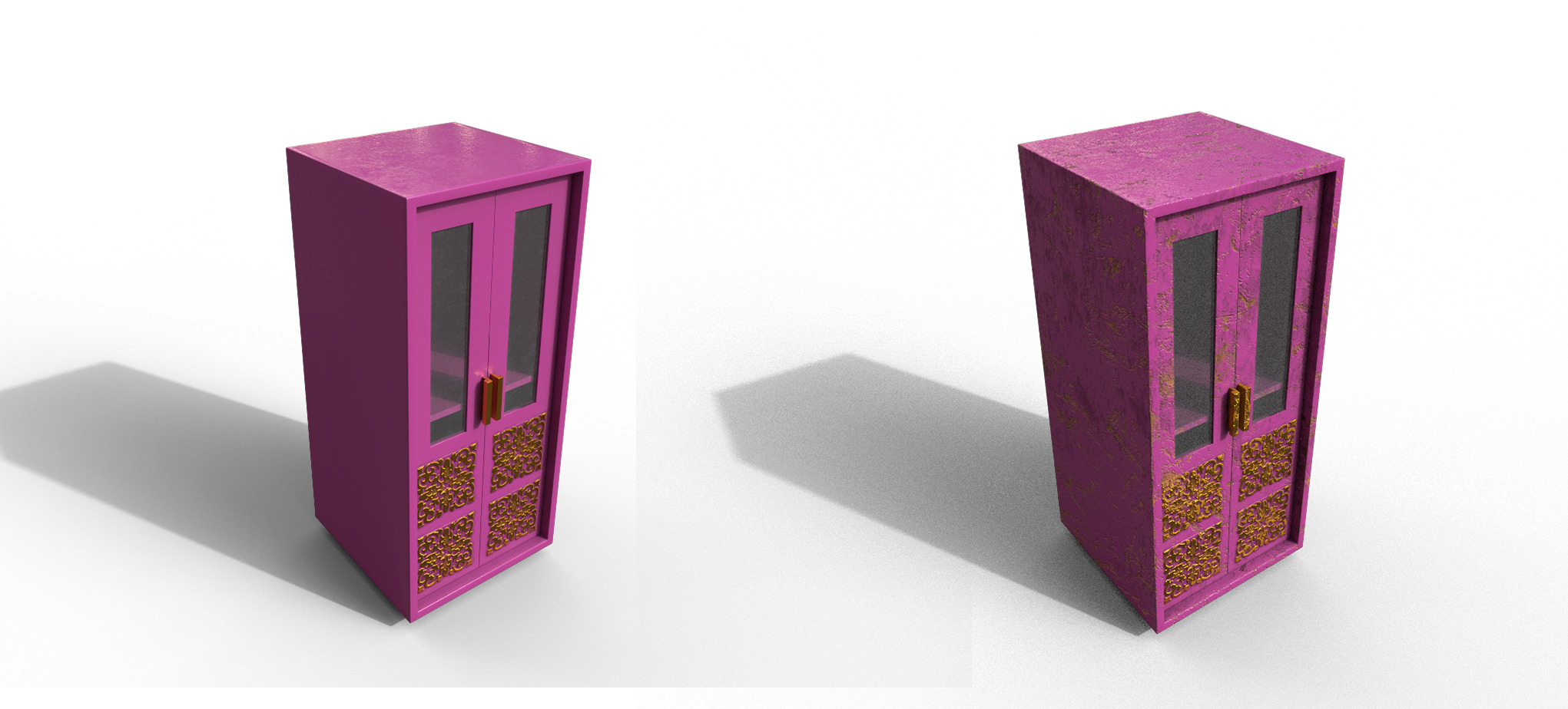 Pack 2 Sets Modern Furniture 3D Model Low-poly 3D model_33