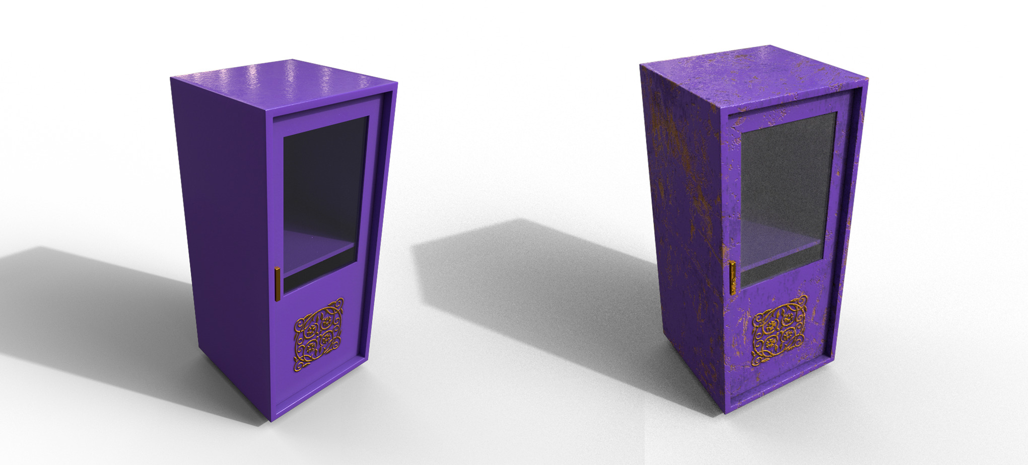 Pack 2 Sets Modern Furniture 3D Model Low-poly 3D model_45