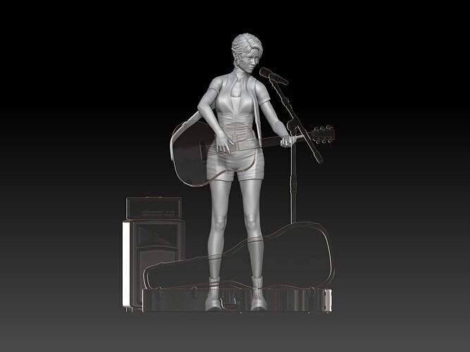 street musician 3D print model
