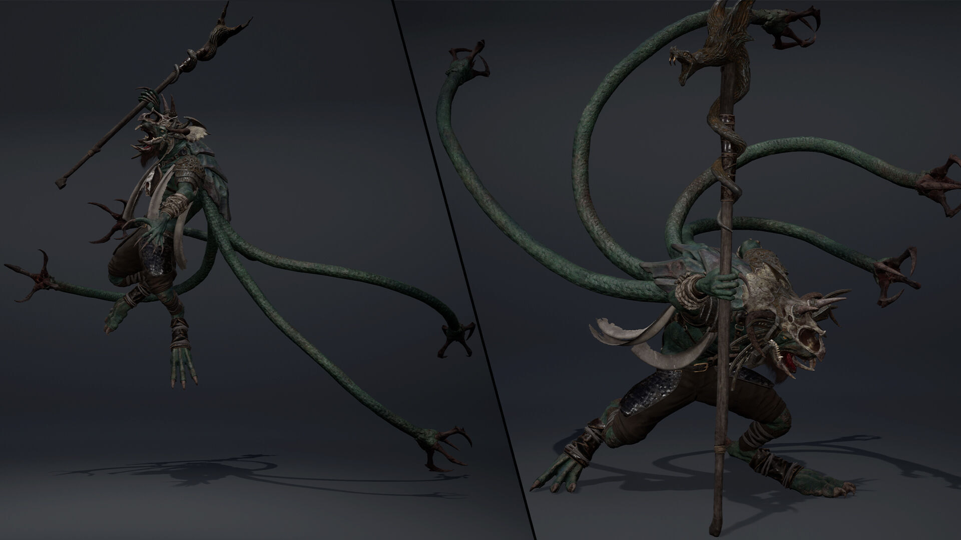 Dread Mage Tentacle Low-poly 3D model_8